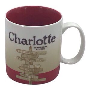 Starbucks Charlotte Skyline Mug 16oz Collector Series Coffee Cup 2009